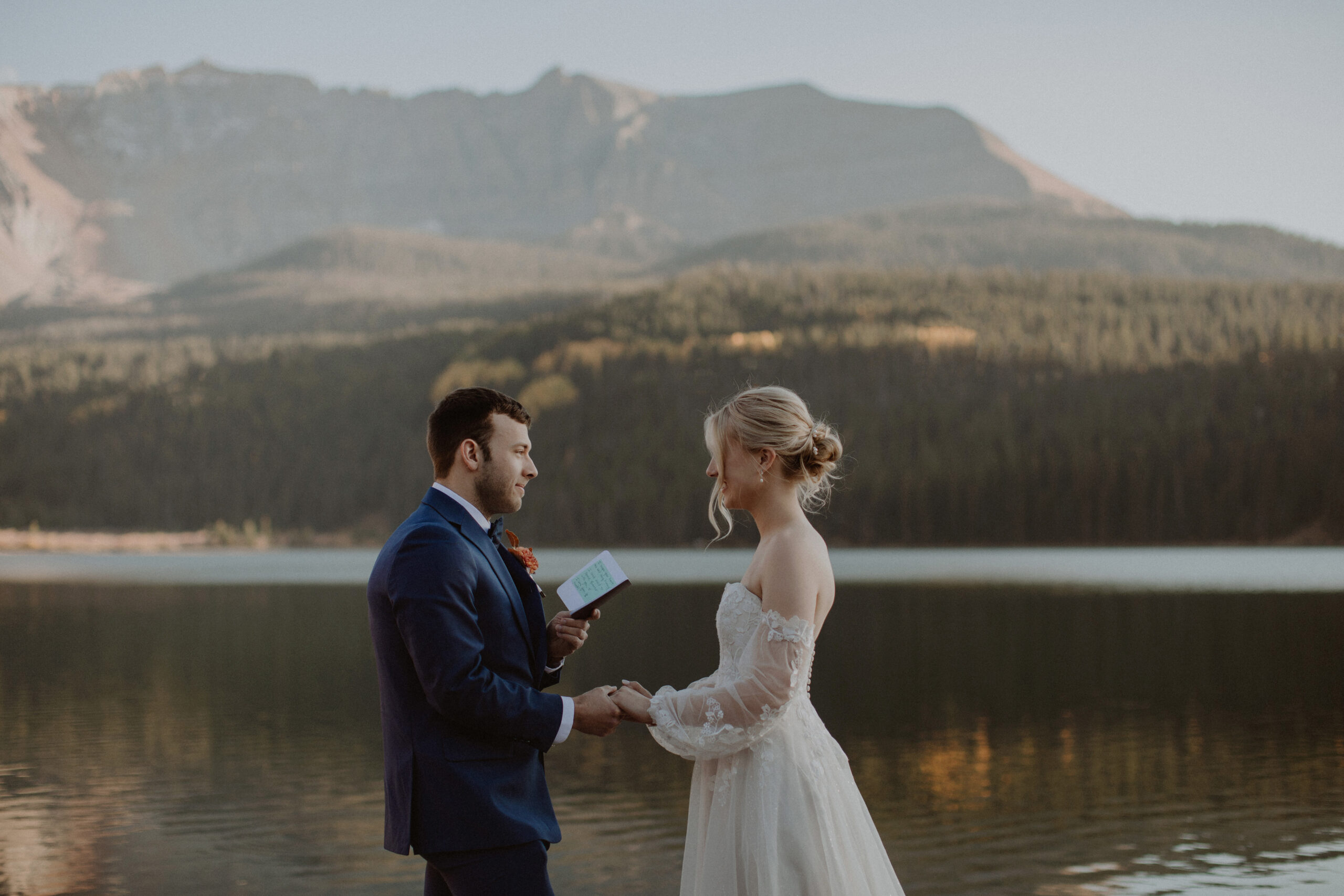 Alpine lake elopement in the San Juan Mountains